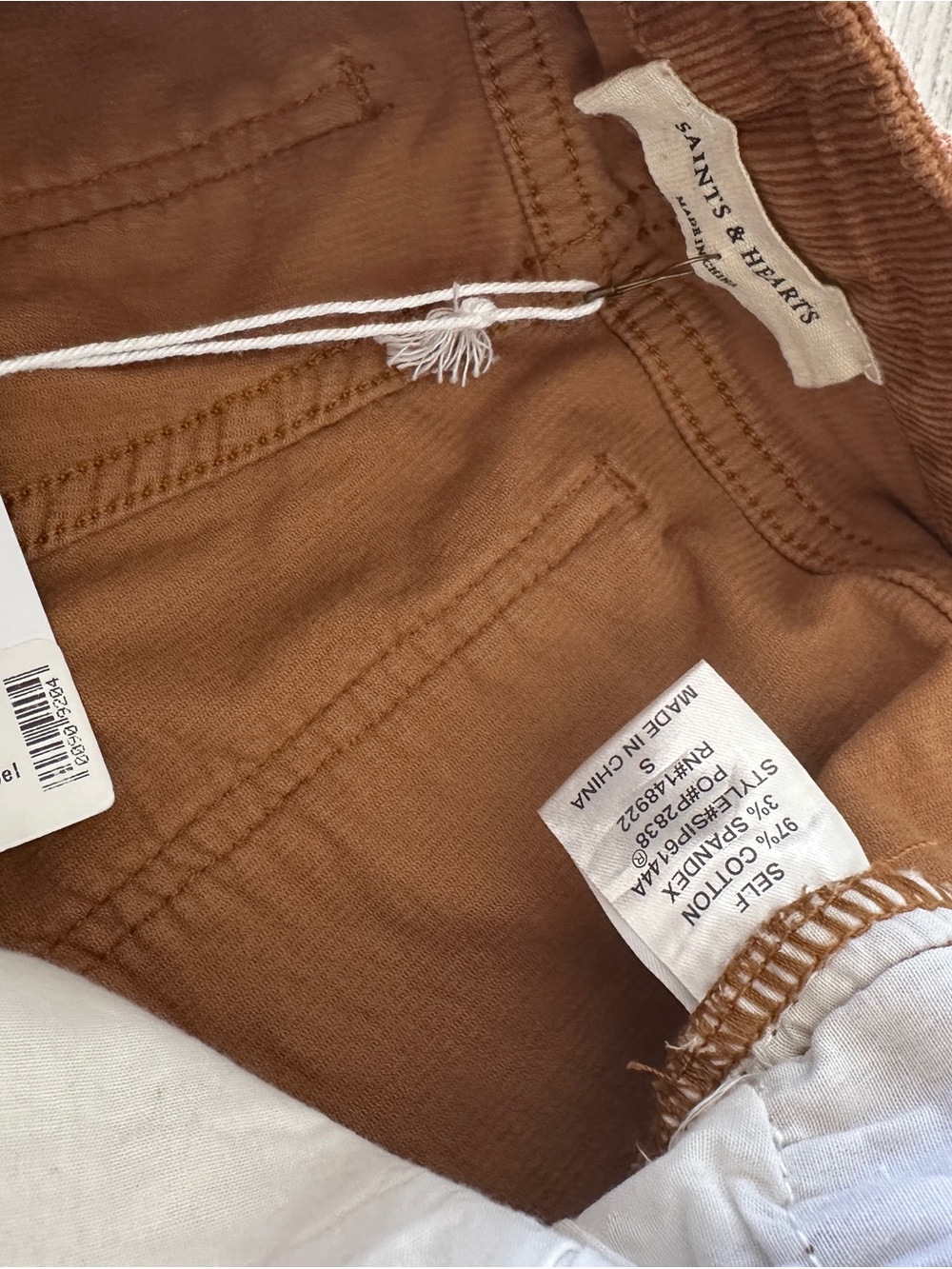 Camel Brown Corduroy Flared Pants - Picture 6 of 9